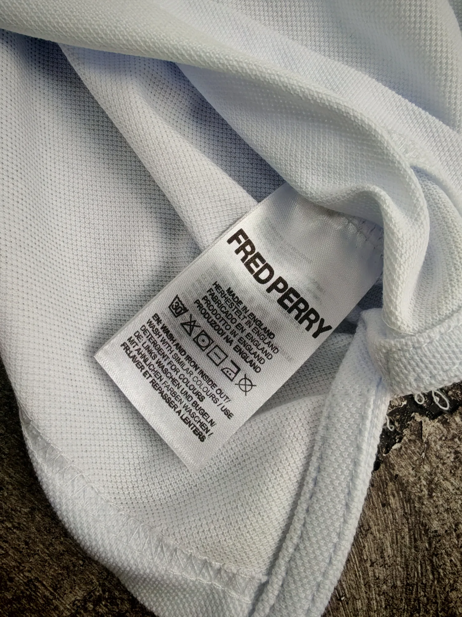 Fred Perry polo majica bela — slika 3