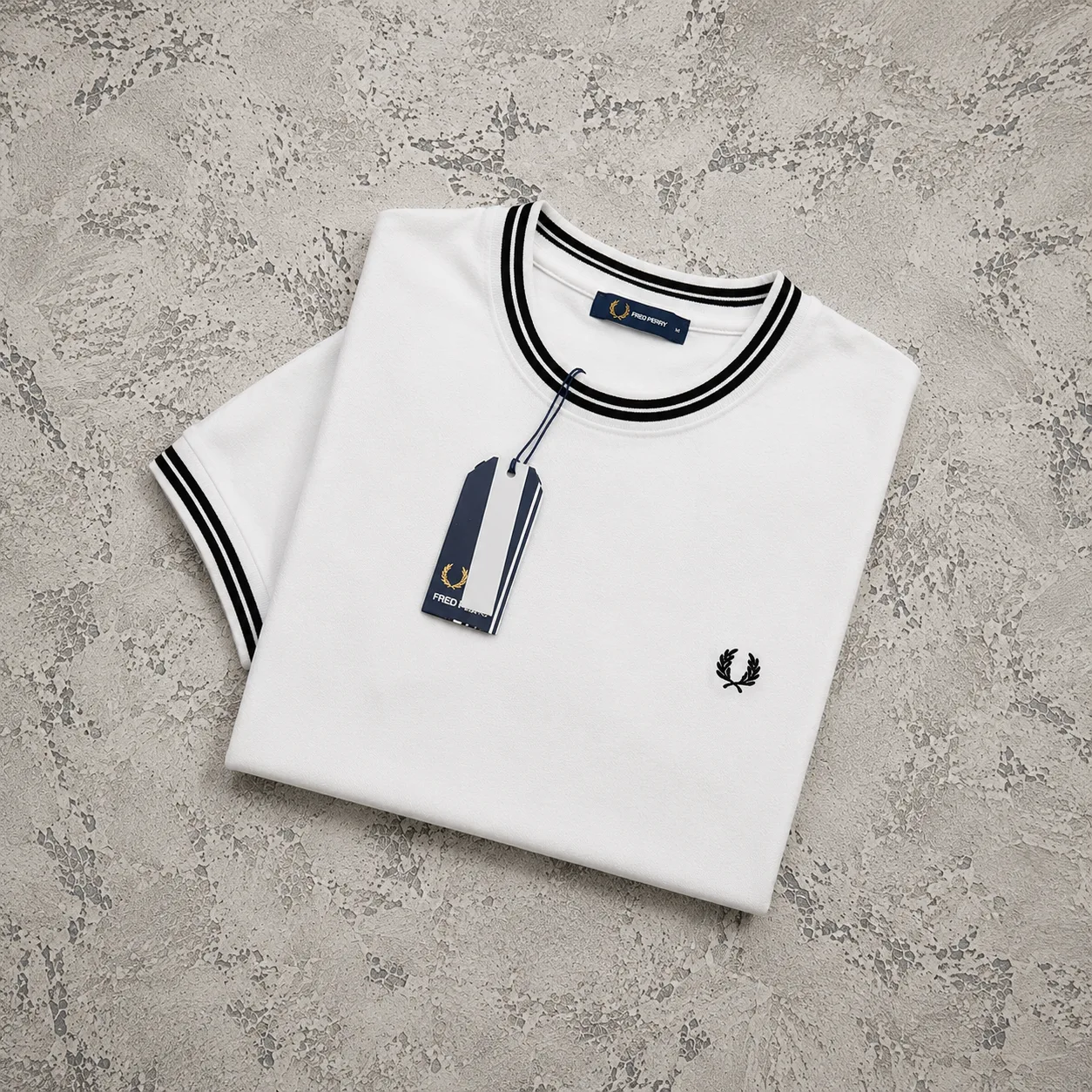 Fred Perry bela majica