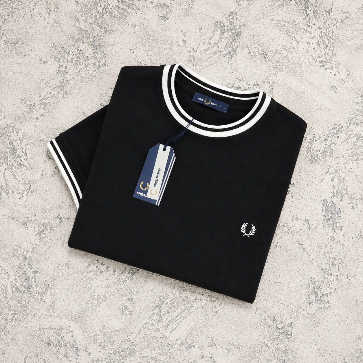 Fred Perry crew neck crna