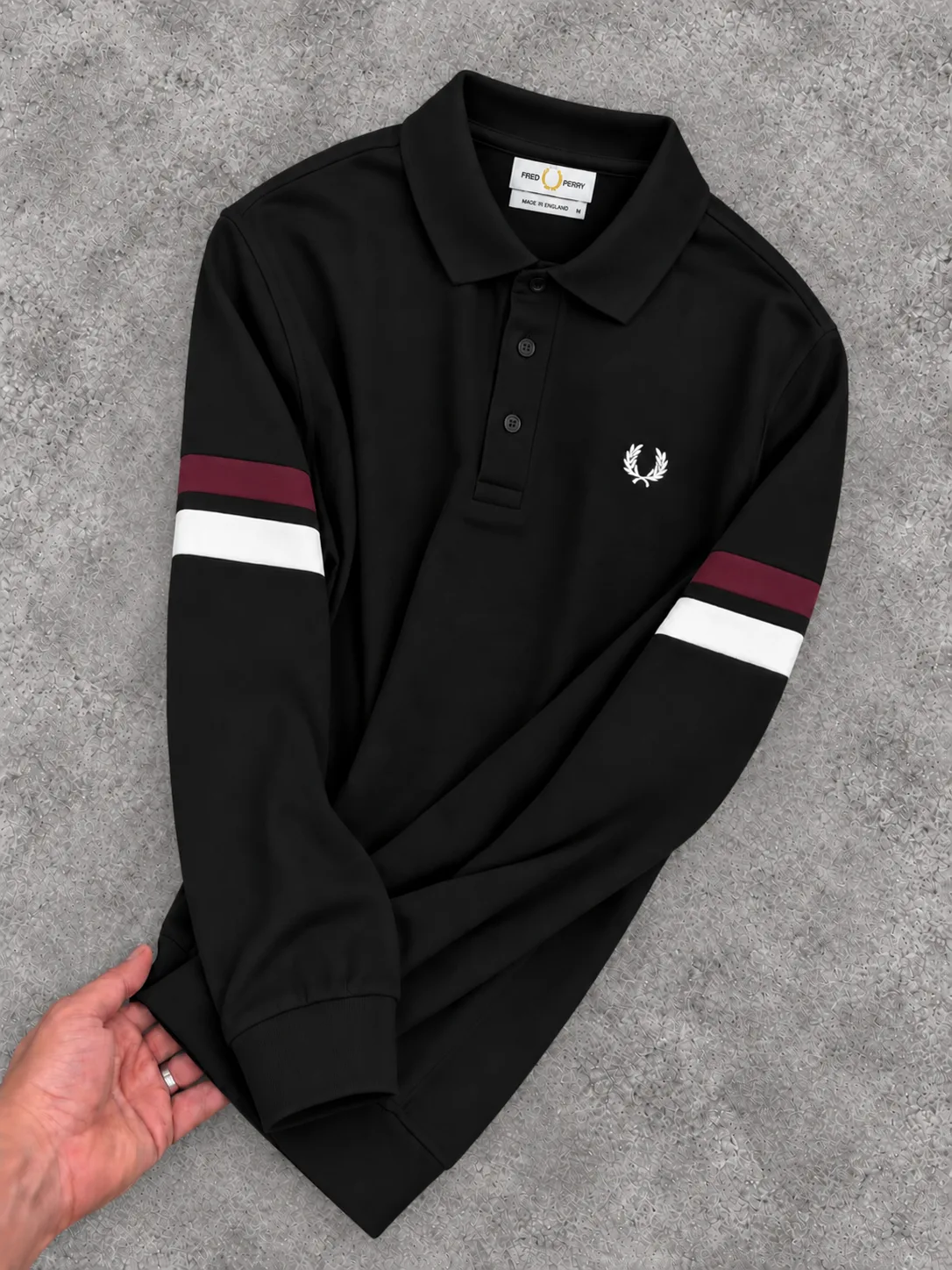 Fred Perry Stripe crna