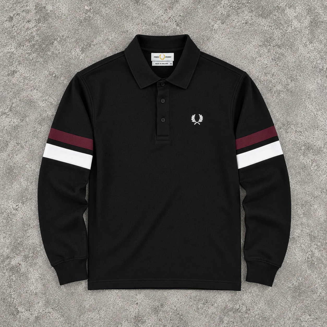 Fred Perry Stripe crna — slika 2