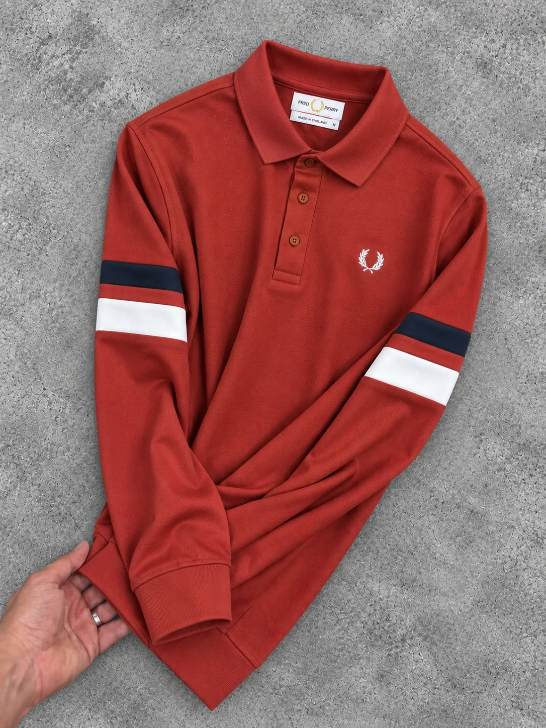 Fred Perry Stripe oranz