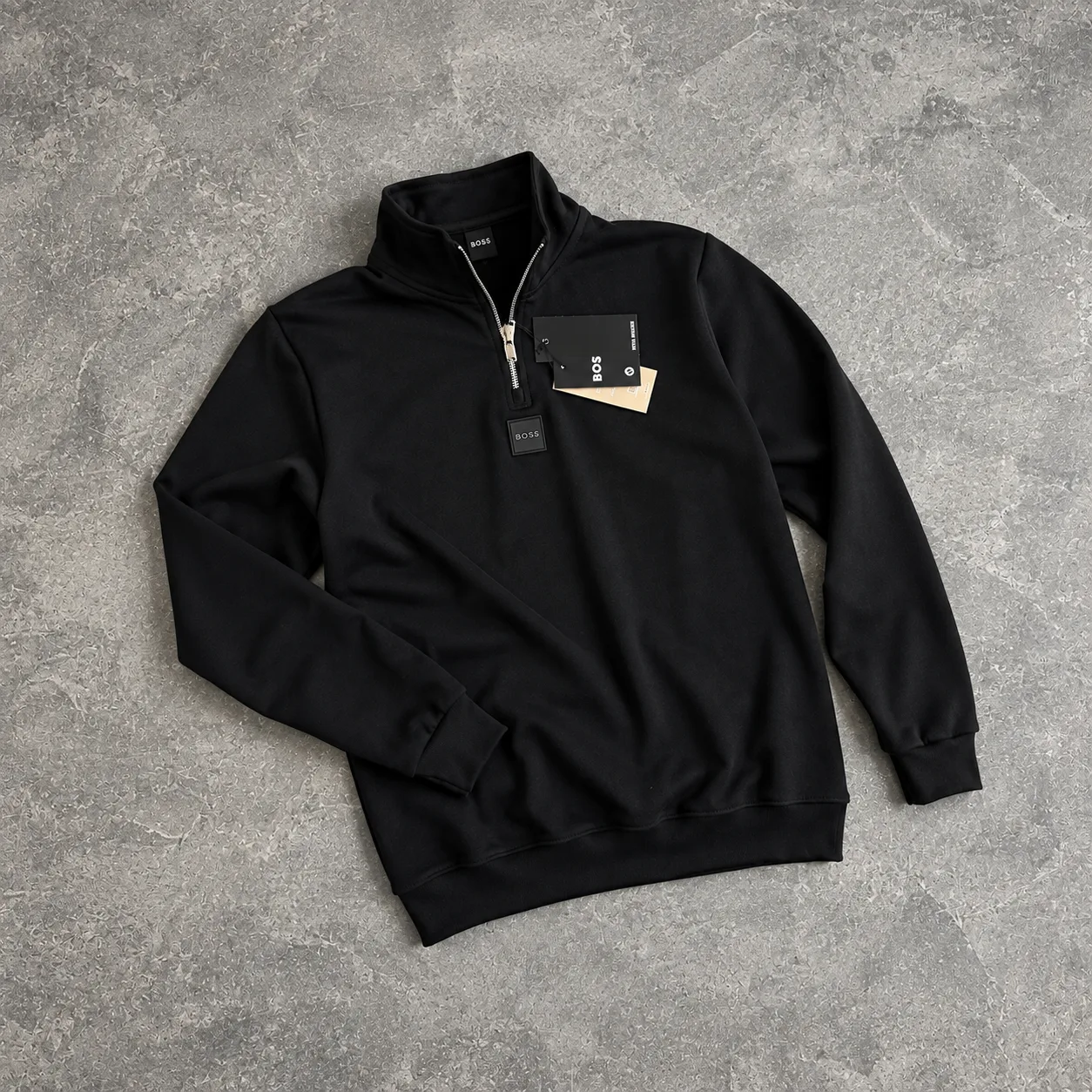 Boss Half Zip crni