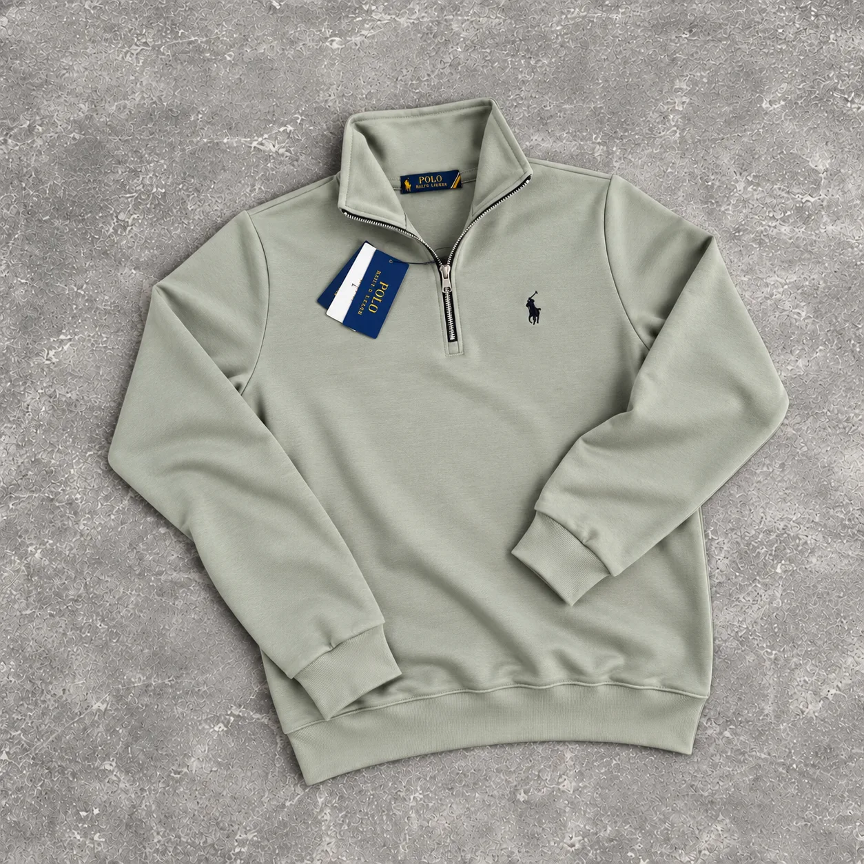 Ralph Lauren Polo half zip mint