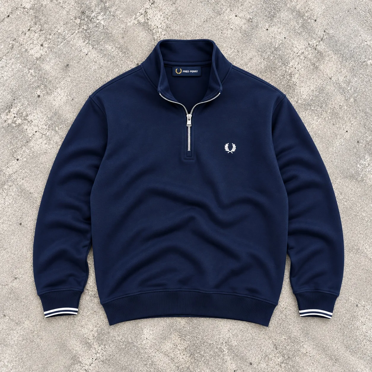 Fred Perry half zip classic teget