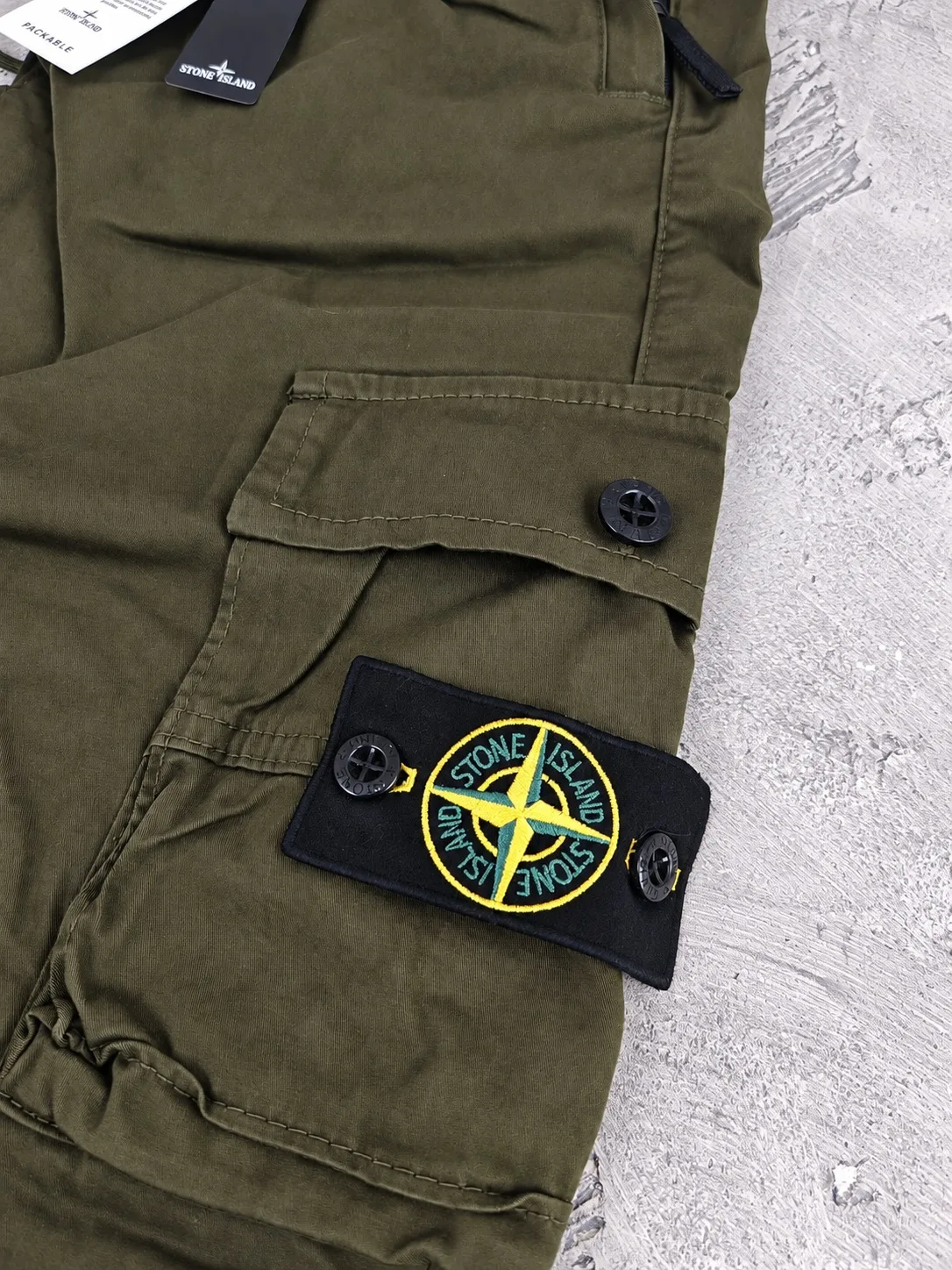 Stone Island cargo pantalone zelena — slika 2