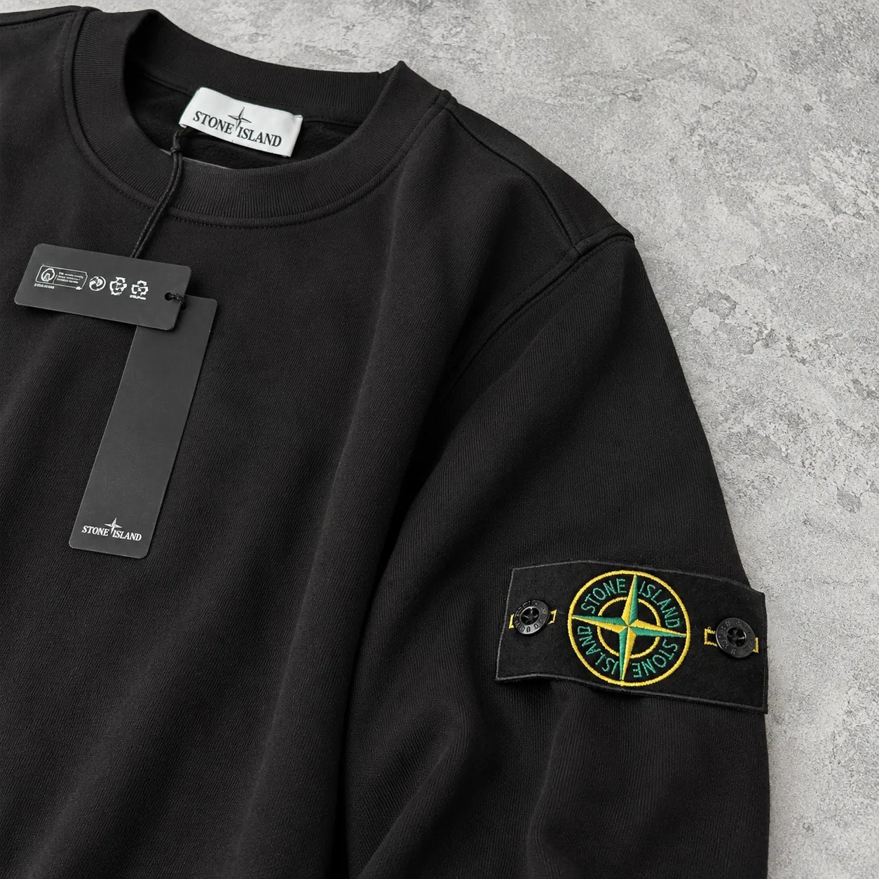 Stone Island basic crni — slika 2